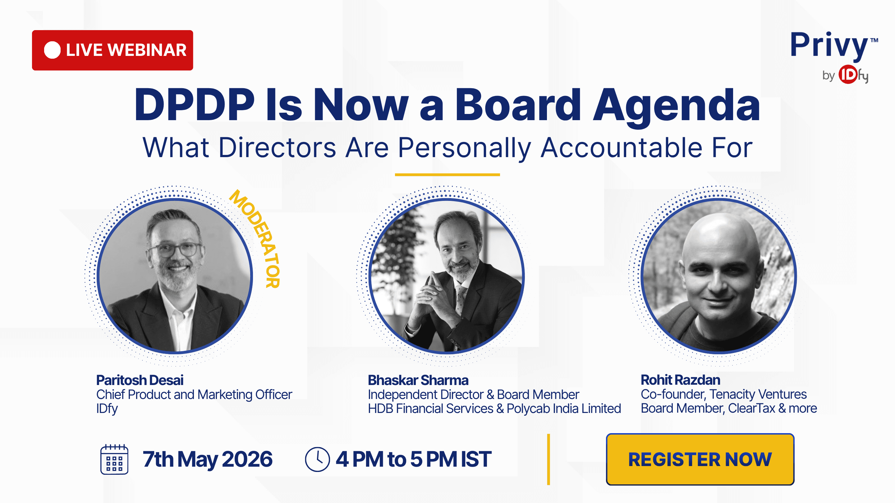 The Board-Level DPDP Readiness Framework