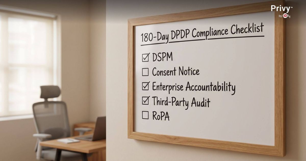 180-Day DPDP Checklist: Strategic Guide for Indian CXOs