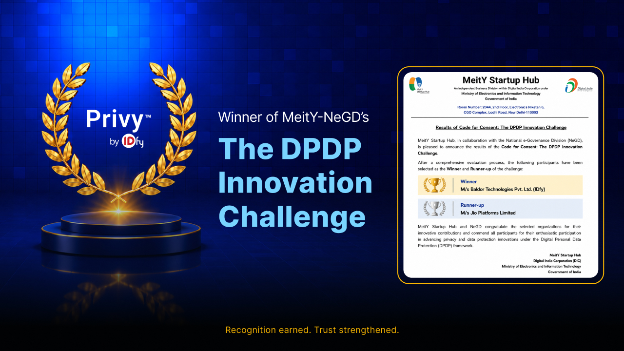 Meity-NeGD's DPDP Innovation Challenge winner