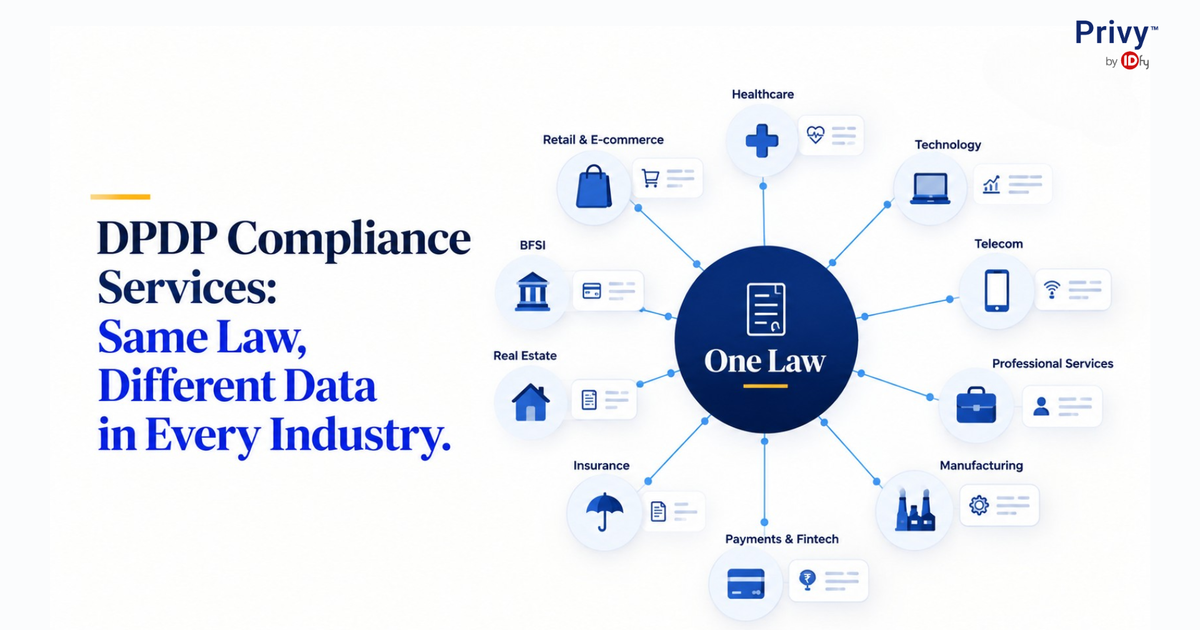 DPDP Compliance Services: Same Law, Different Data in Every Industry