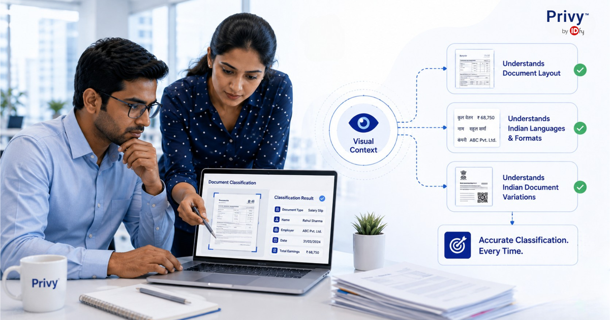 Why Visual Context Matters for Accurate Indian Document Classification